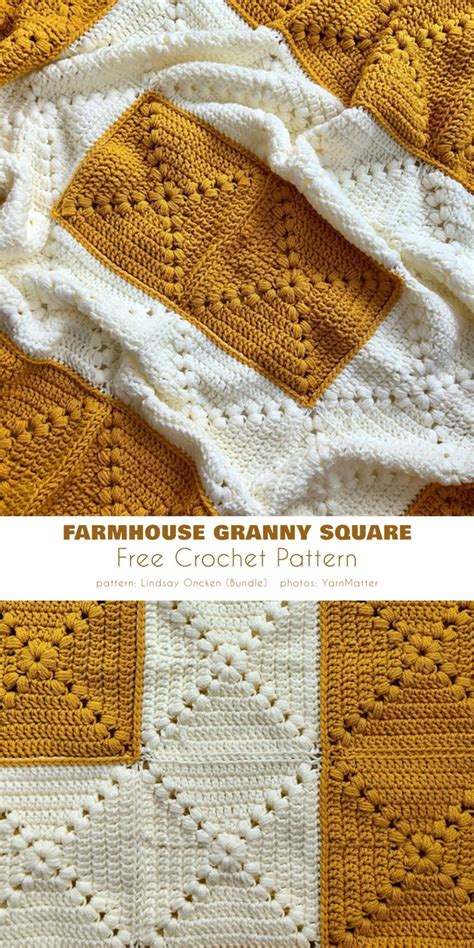 farmhouse square crochet